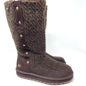 Skechers Keepsake Fahrenheit Boot Brown Womens‎ 9